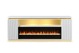 Medea 71" TV Stand w/ Electric Fire Place