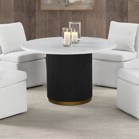 Varde 5 Pc Dining Table Set White - Furniture World