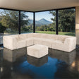 Nappi Large L-Sectional w/ Ottoman (Compressed Foam) - Furniture World