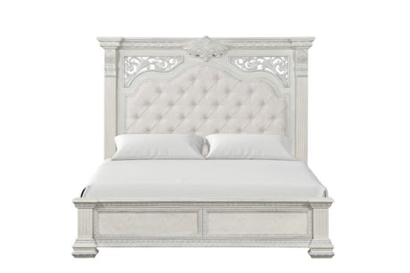 Promenade Bed Dark Brown & White - Furniture World