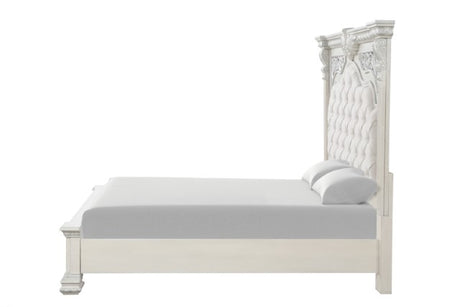 Promenade Bed Dark Brown & White - Furniture World