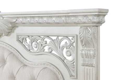 Promenade Bed Dark Brown & White - Furniture World