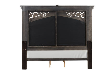 Promenade Bed Dark Brown & White - Furniture World