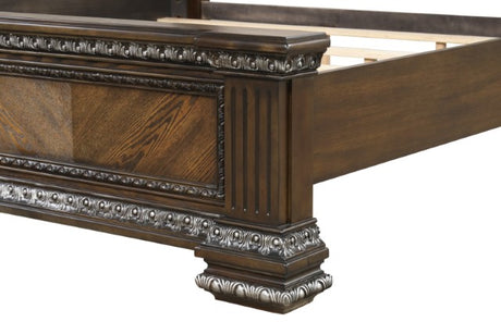 Promenade Bed Dark Brown & White - Furniture World