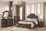 Leovanni 4 Pc Queen Bedroom Set Brown - Furniture World
