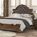Leovanni 4 Pc Queen Bedroom Set Brown - Furniture World