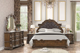 Leovanni 4 Pc Queen Bedroom Set Brown - Furniture World