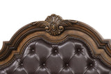 Leovanni 4 Pc Queen Bedroom Set Brown - Furniture World