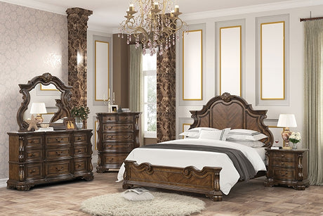 Leovanni 4 Pc Queen Bedroom Set - Furniture World