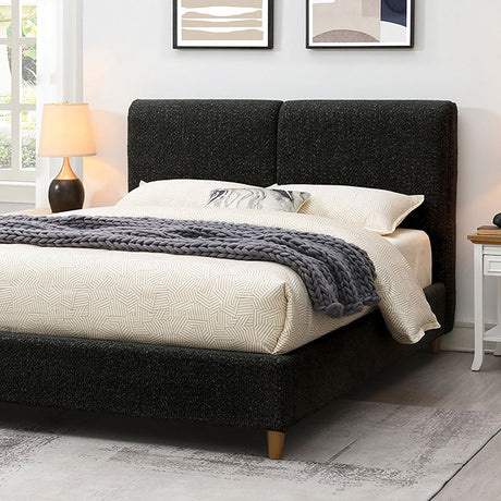 Stavern Bed Black & Grey - Furniture World
