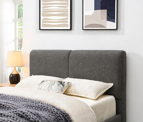 Stavern Bed Black & Grey - Furniture World