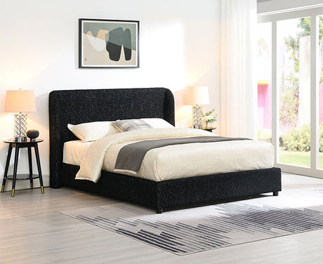 Laverni Bed Black, Grey & White - Furniture World