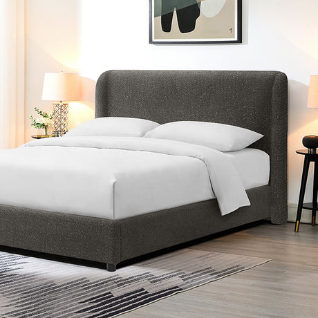 Laverni Bed Black, Grey & White - Furniture World
