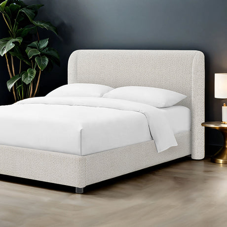 Laverni Bed Black, Grey & White - Furniture World
