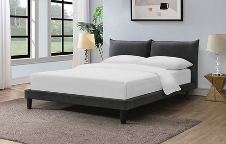 Verwood E.King, Full, & Queen Bed Gray & Light Gray - Furniture World