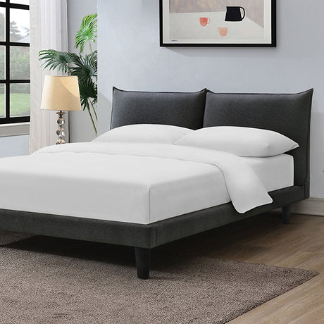 Verwood E.King, Full, & Queen Bed Gray & Light Gray - Furniture World