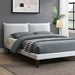Verwood E.King, Full, & Queen Bed Gray & Light Gray - Furniture World