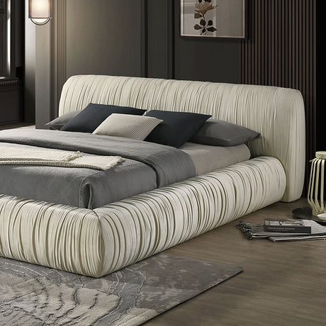 Palmdale Bed Black & Ivory - Furniture World