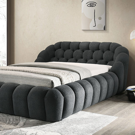 Newquay Bed Black, White, & Gray - Furniture World