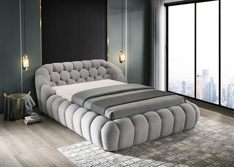 Newquay Bed Black, White, & Gray - Furniture World