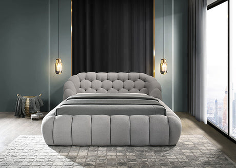 Newquay Bed Black, White, & Gray - Furniture World