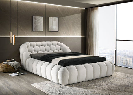 Newquay Bed Black, White, & Gray - Furniture World