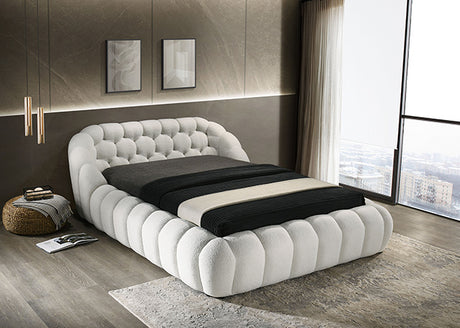 Newquay Bed Black, White, & Gray - Furniture World
