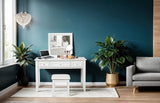 Naucalpan Vanity w/ Stool - Furniture World