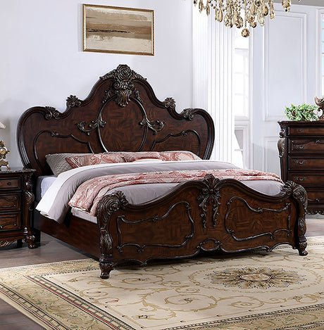 Roselli Bed Chrome & White - Furniture World