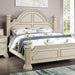 Pamphilos 4 & 5 Piece Queen Bedroom Set Gray & White - Furniture World