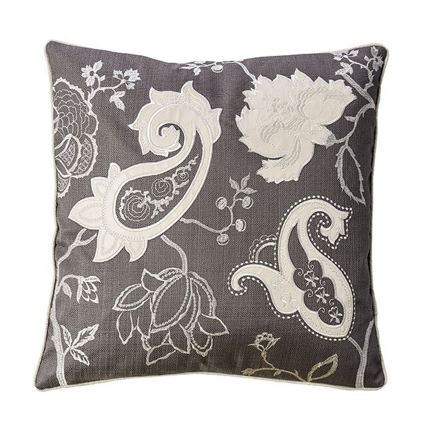 Nana Gun Metal 20" X 20" Pillow, Gunmetal (2/CTN) - Furniture World