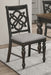 Crown Mark Furniture Hilara Side Chair in Dark Brown (Set of 2) image