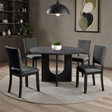Oberto 5 Pc Round Dining Table Set