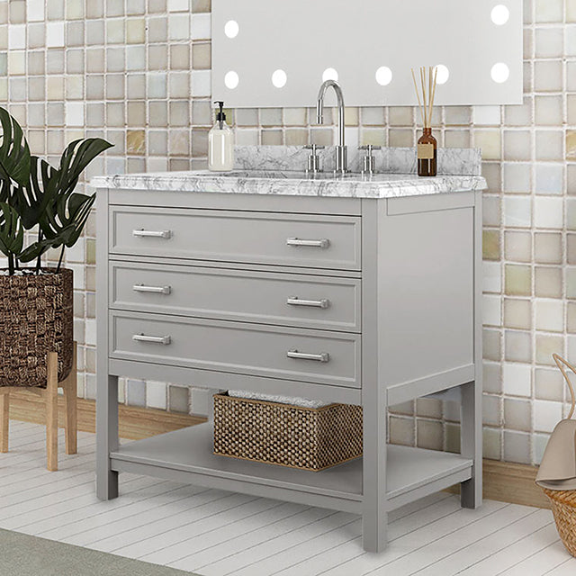 Reston Vanity with Top/ Sink - Furniture World