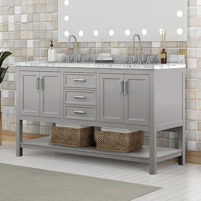 Reston Vanity with Top/ Sink - Furniture World