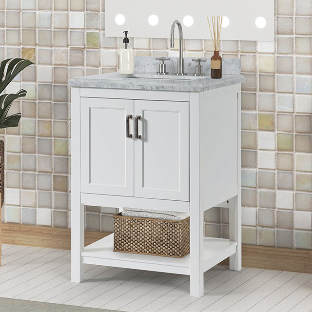 Reston Vanity with Top/ Sink - Furniture World
