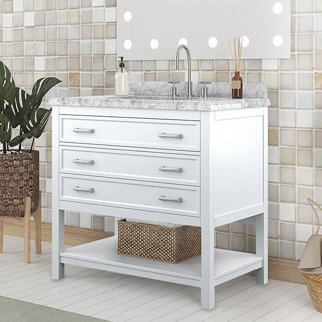 Reston Vanity with Top/ Sink - Furniture World