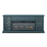 Fidel 74'' TV Console w/ Electric Fireplace