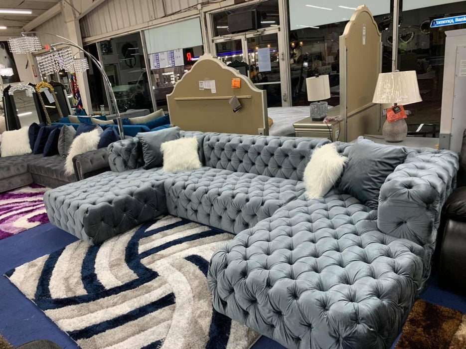 Bollywood Double Chaise Sectional — Furniture World