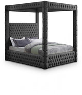 Canopy Velvet Bluetooth Bed Furniture World