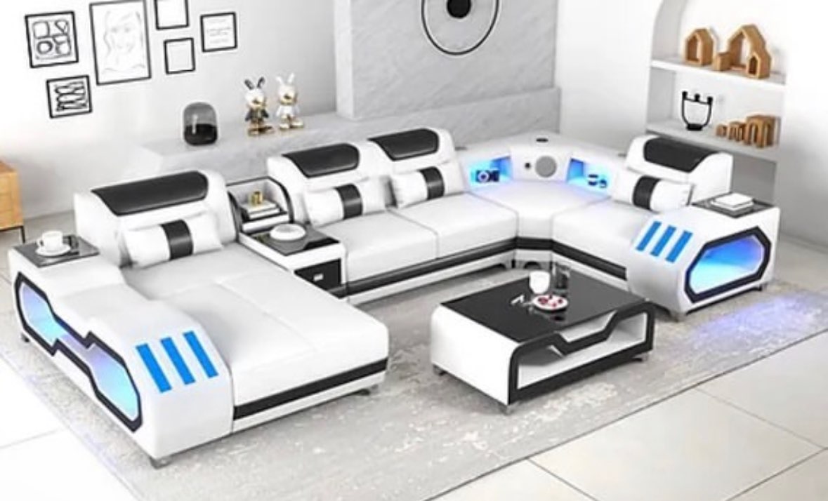 White with Black details