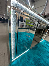 Mirrored Diamond Crush Vanity - Furniture World